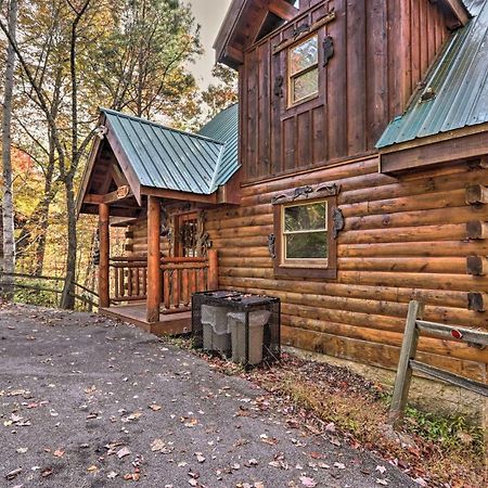 Smoky Mountain Log Cabin 7 Mi To Gatlinburg! Sevierville Exterior photo