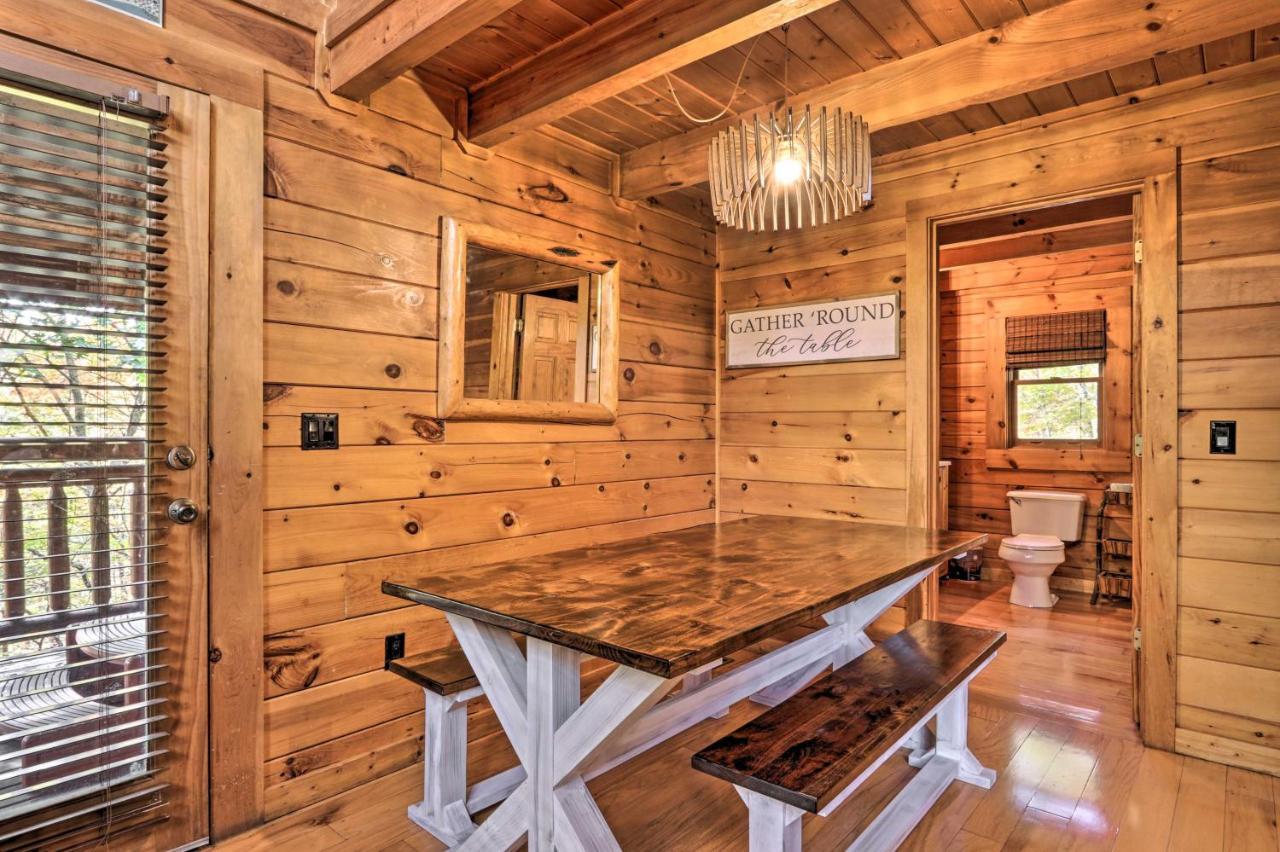 Smoky Mountain Log Cabin 7 Mi To Gatlinburg! Sevierville Exterior photo