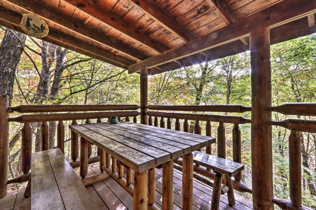 Smoky Mountain Log Cabin 7 Mi To Gatlinburg! Sevierville Exterior photo